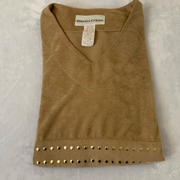 Brenda Goode V-Neck Woven Long Sleeves Size S - Picture 8 of 8